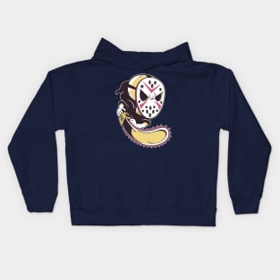 Grim Reaper Hockey Mask Kids Hoodie